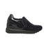 Sneakers slip-on nere con inserti elastici e strass Lora Ferres, Donna, SKU w014000230, Immagine 0